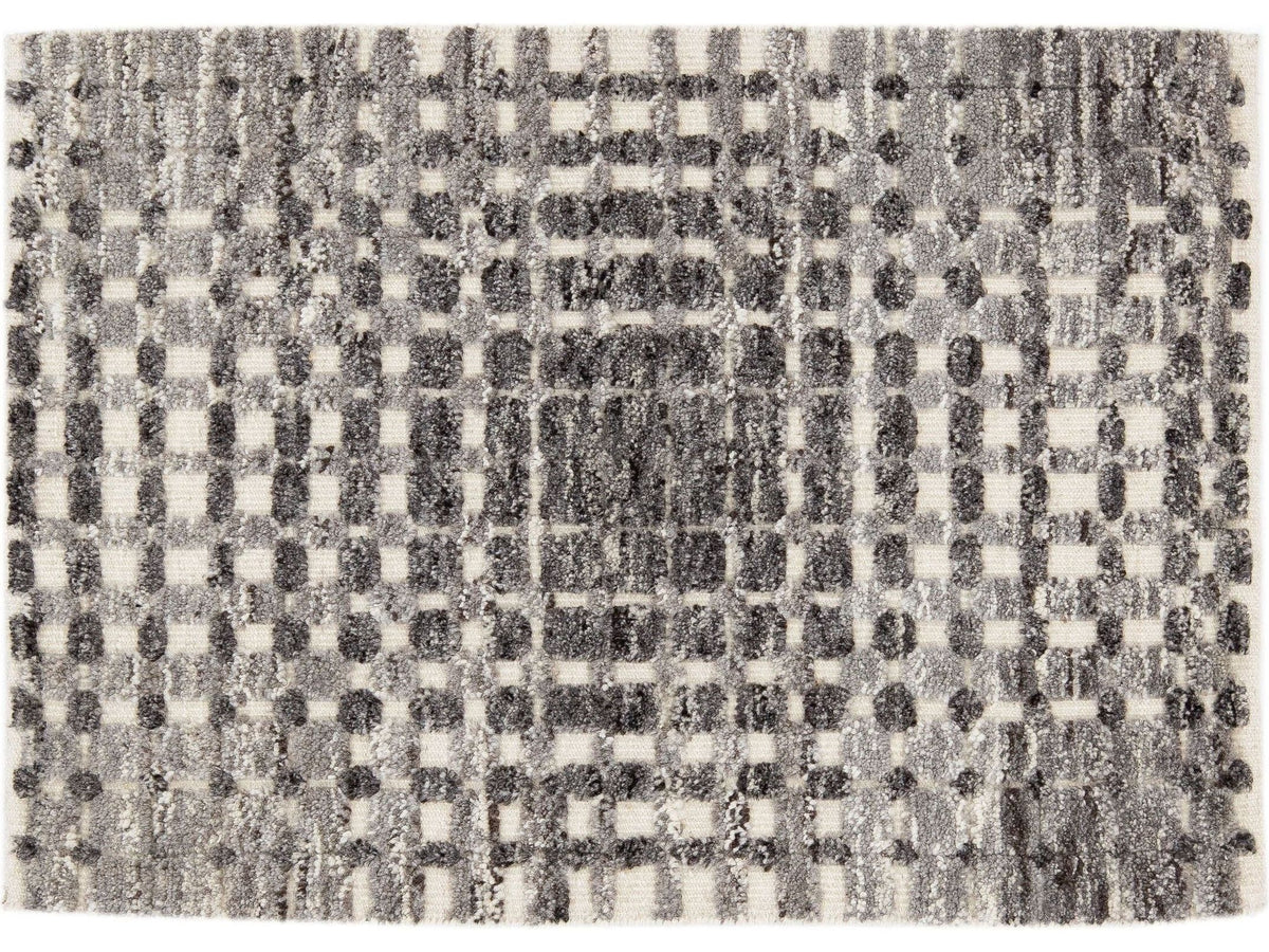 Modern Moroccan Wool Custom Rug