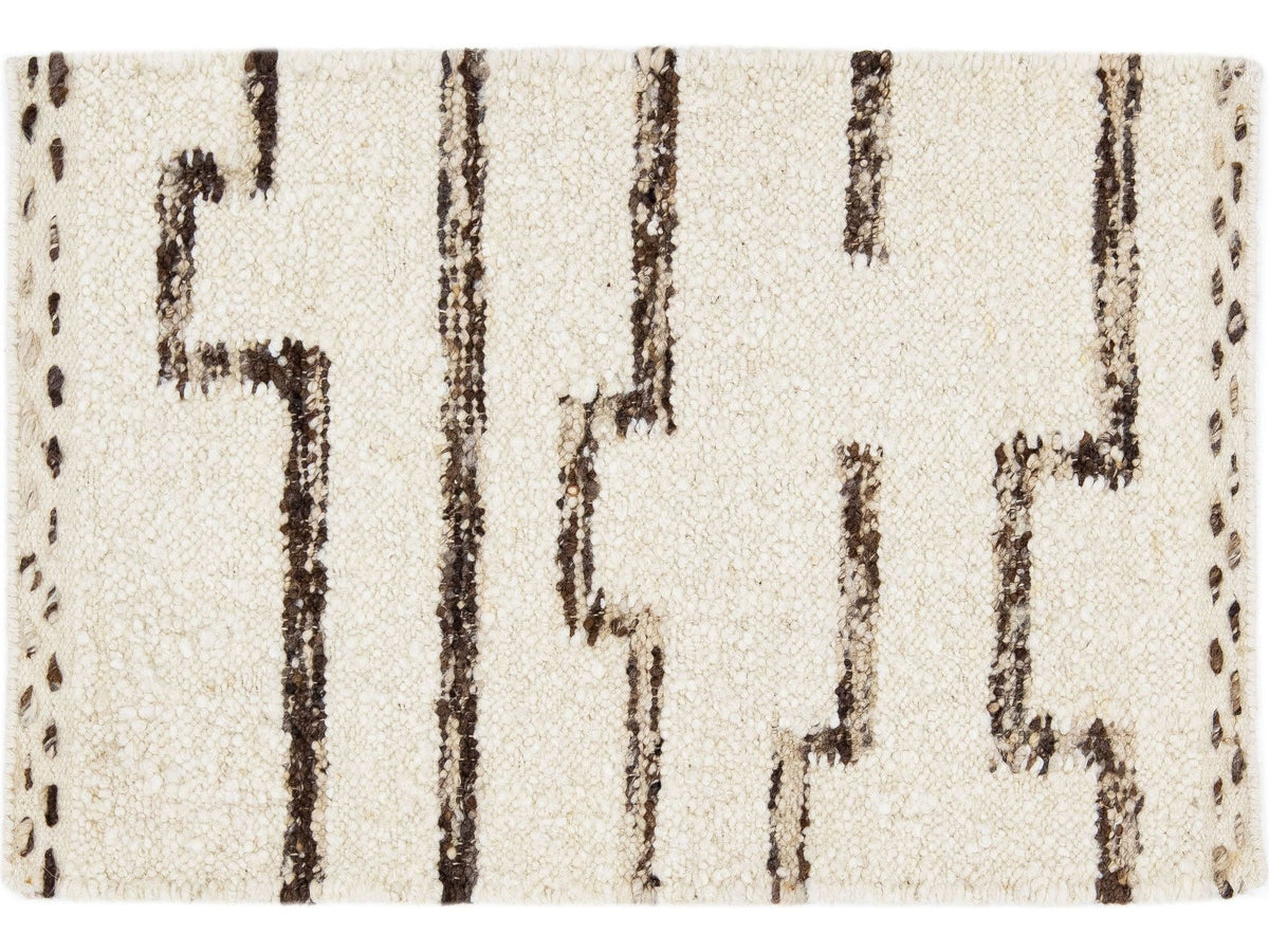 Modern Moroccan Wool Custom Rug