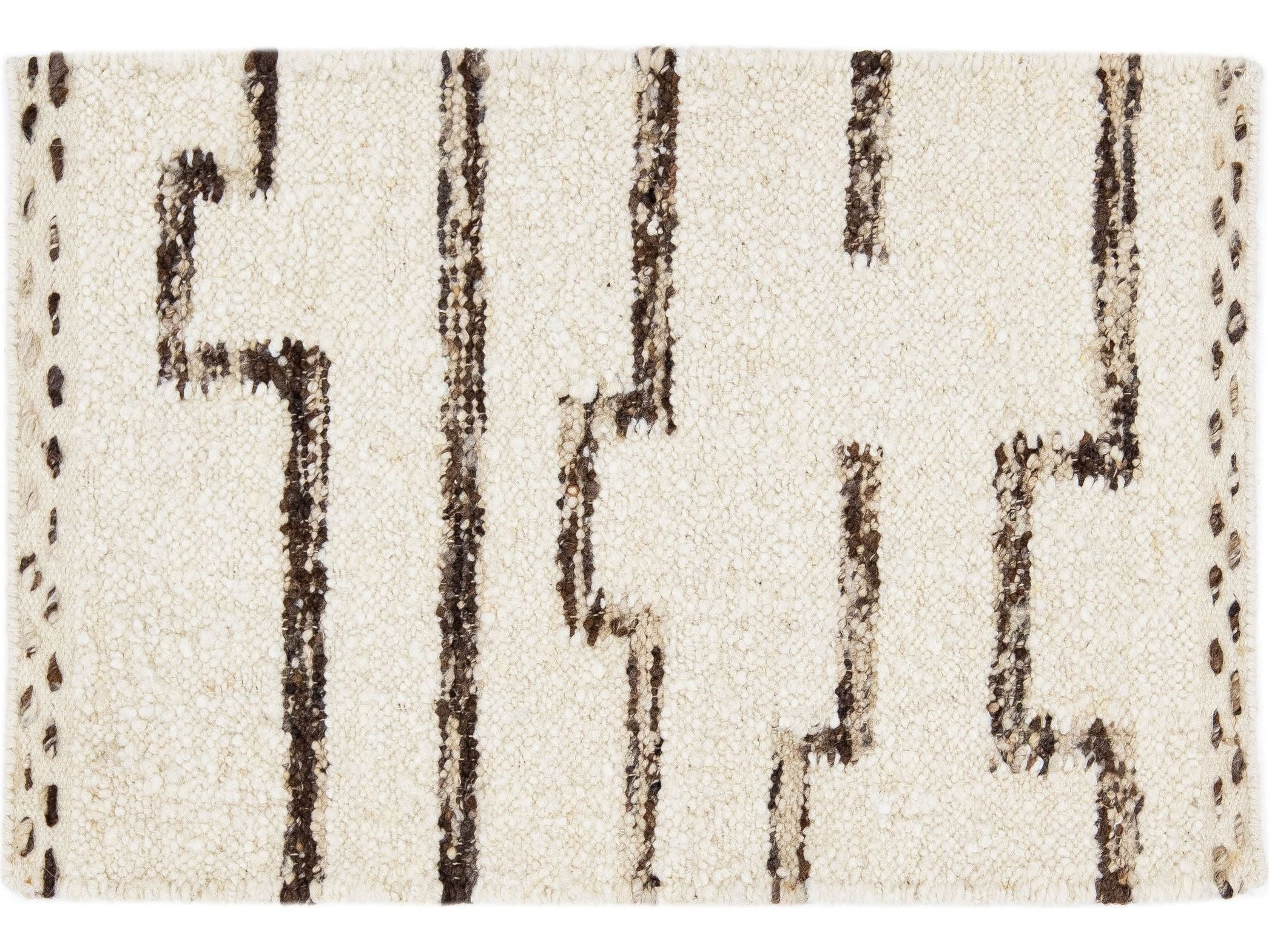 Modern Moroccan Style Custom Wool Rug