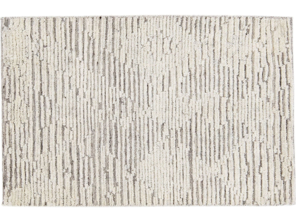 Modern Moroccan Wool Custom Rug