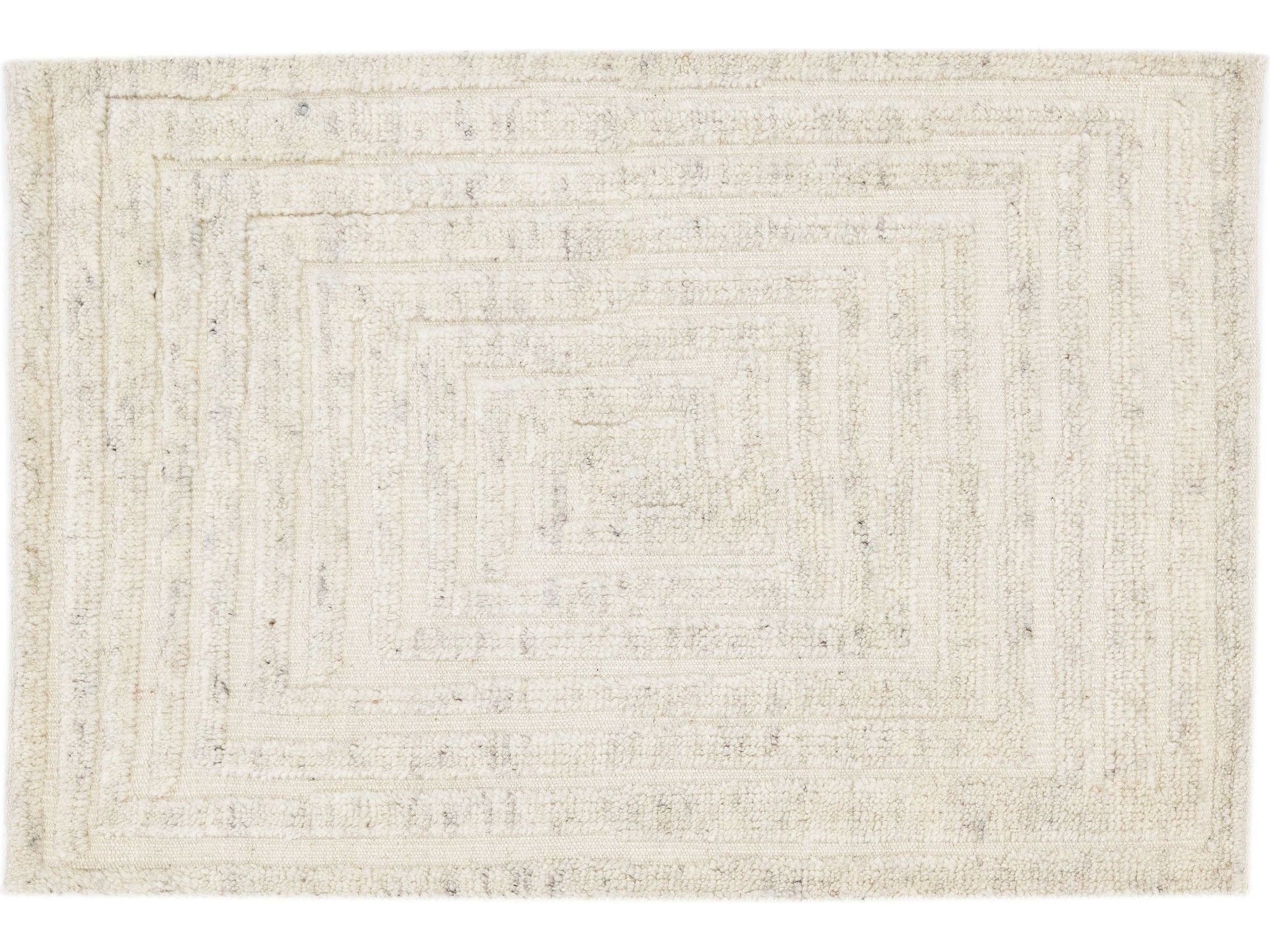 Modern Moroccan Style Custom Wool Rug