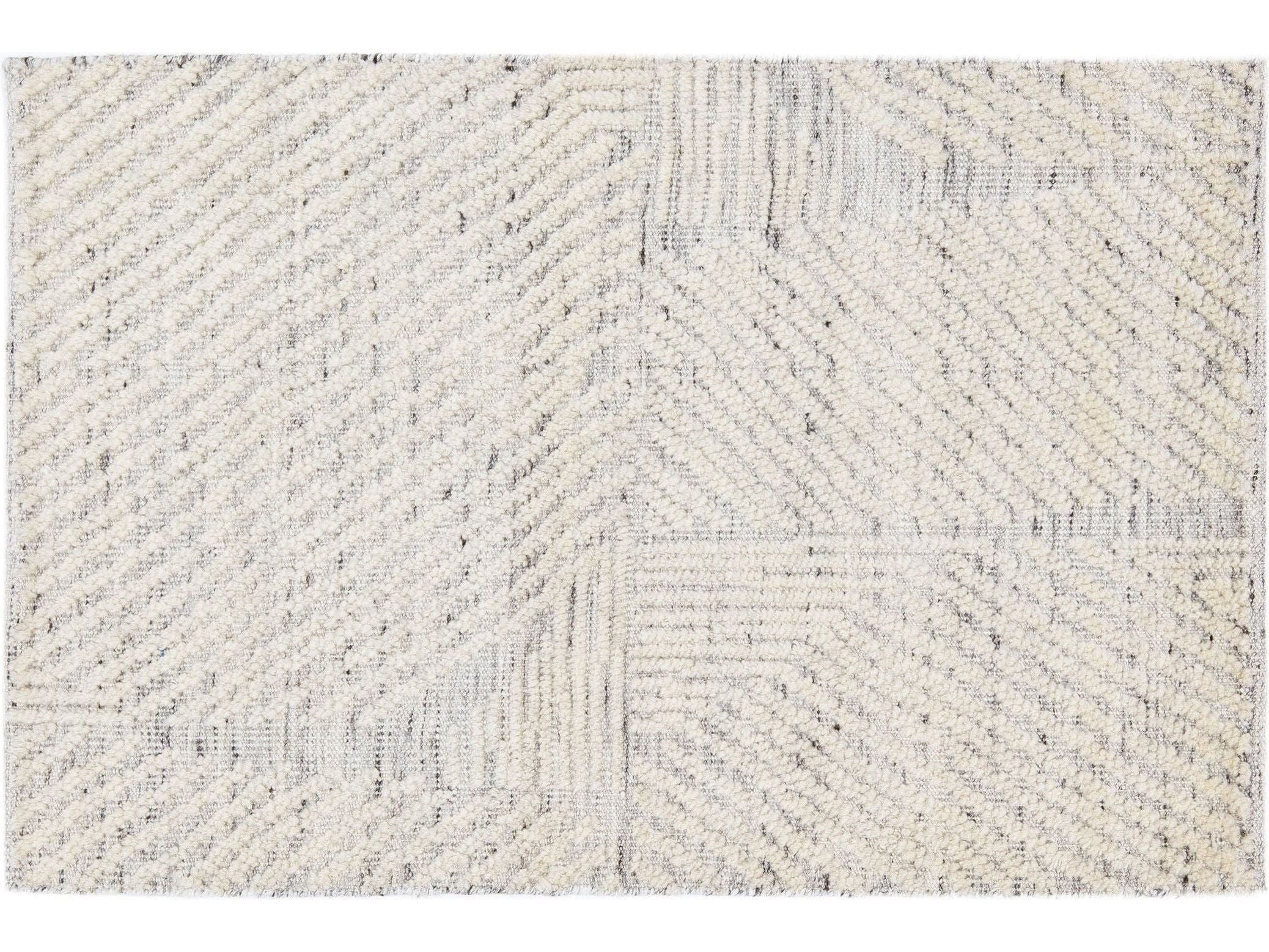 Modern Moroccan Style Custom Wool Rug
