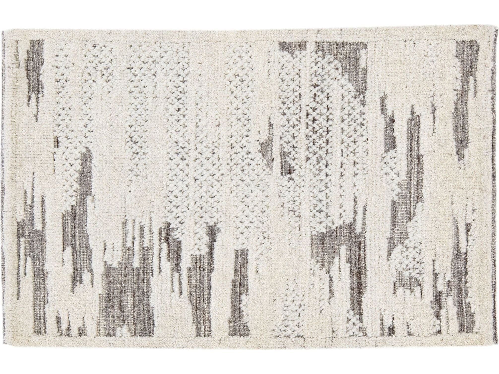Modern Moroccan Style Custom Wool Rug