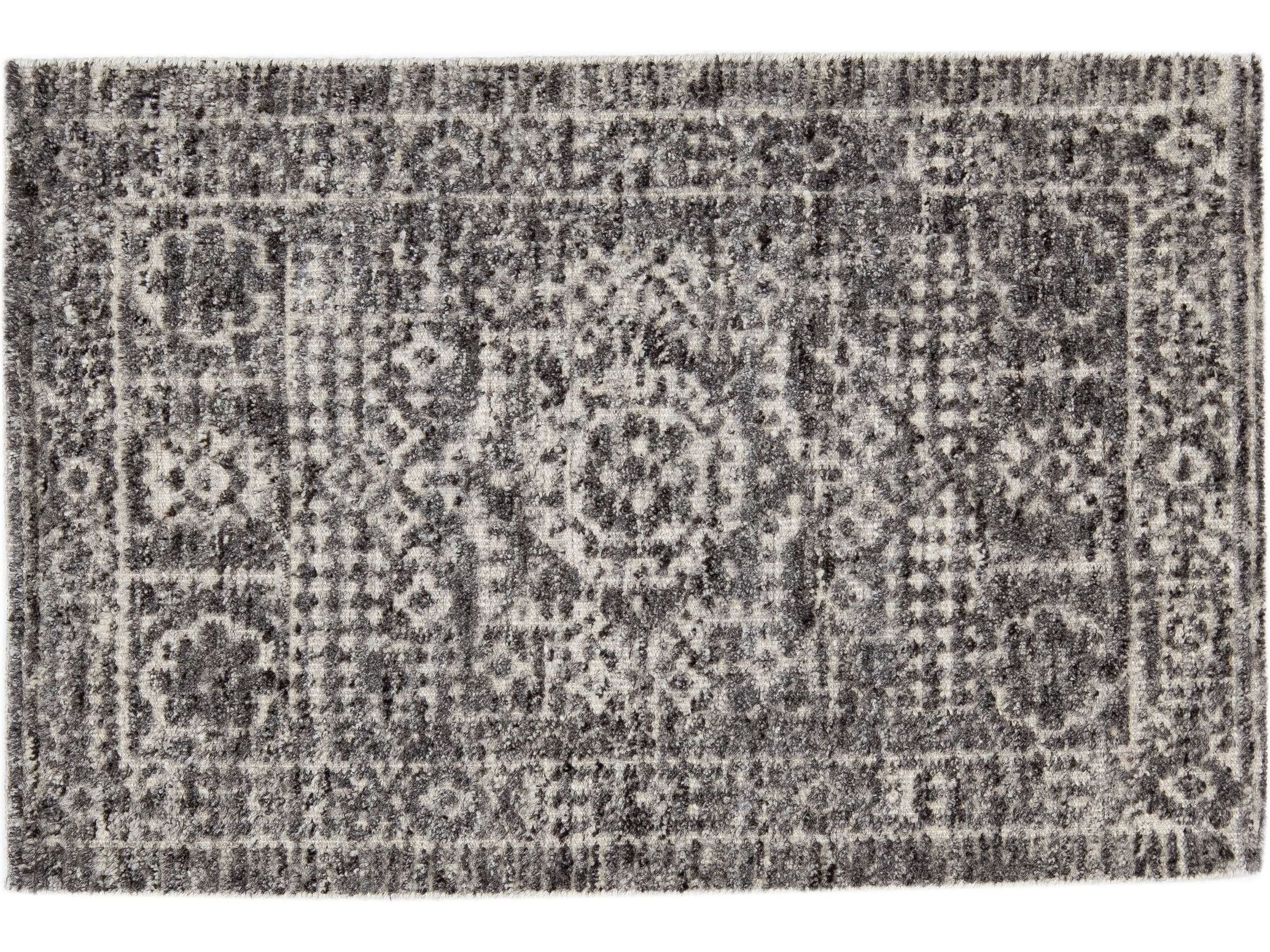 Modern Moroccan Style Custom Wool Rug