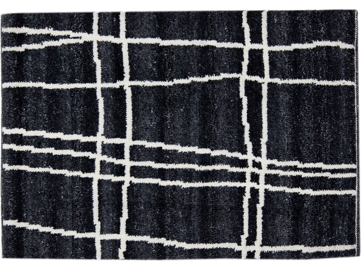 Modern Moroccan Wool Custom Rug