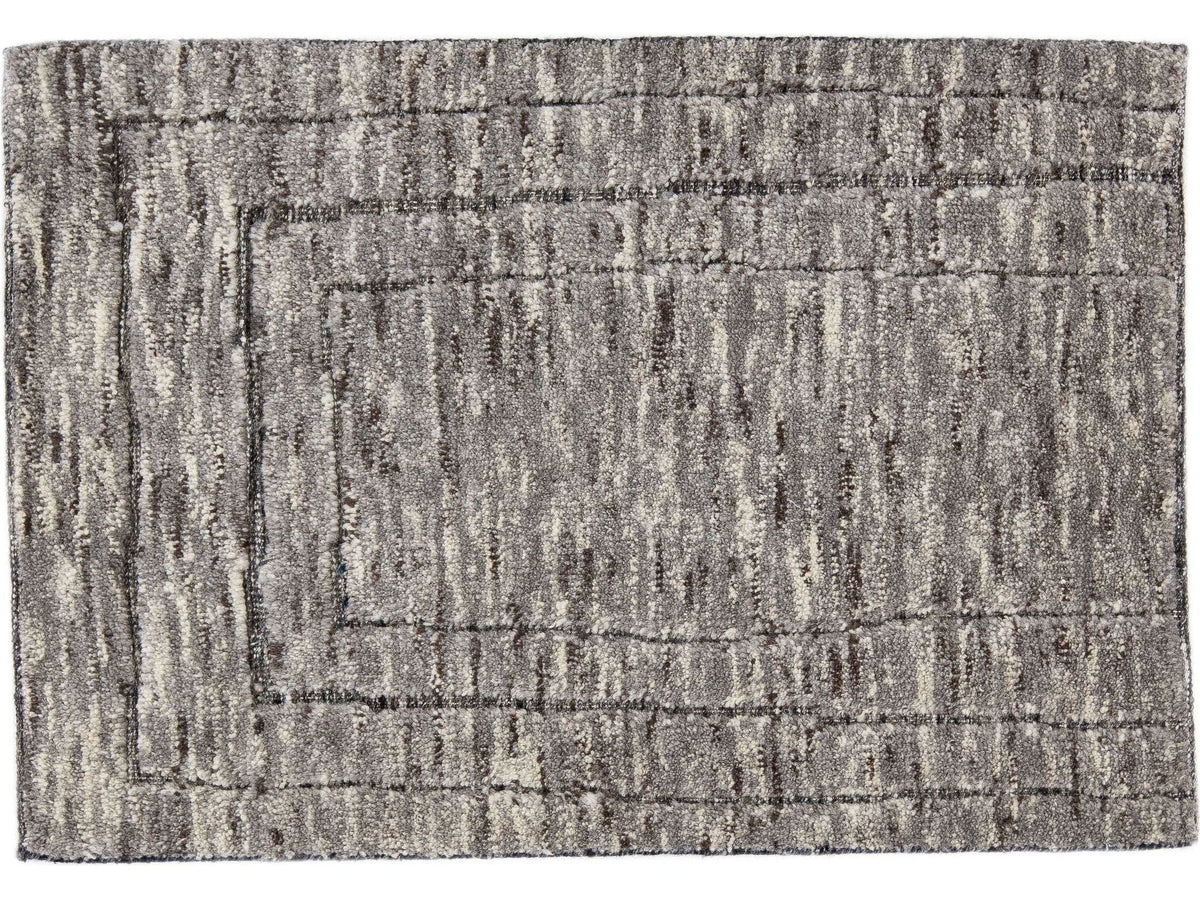 Modern Moroccan Wool Custom Rug