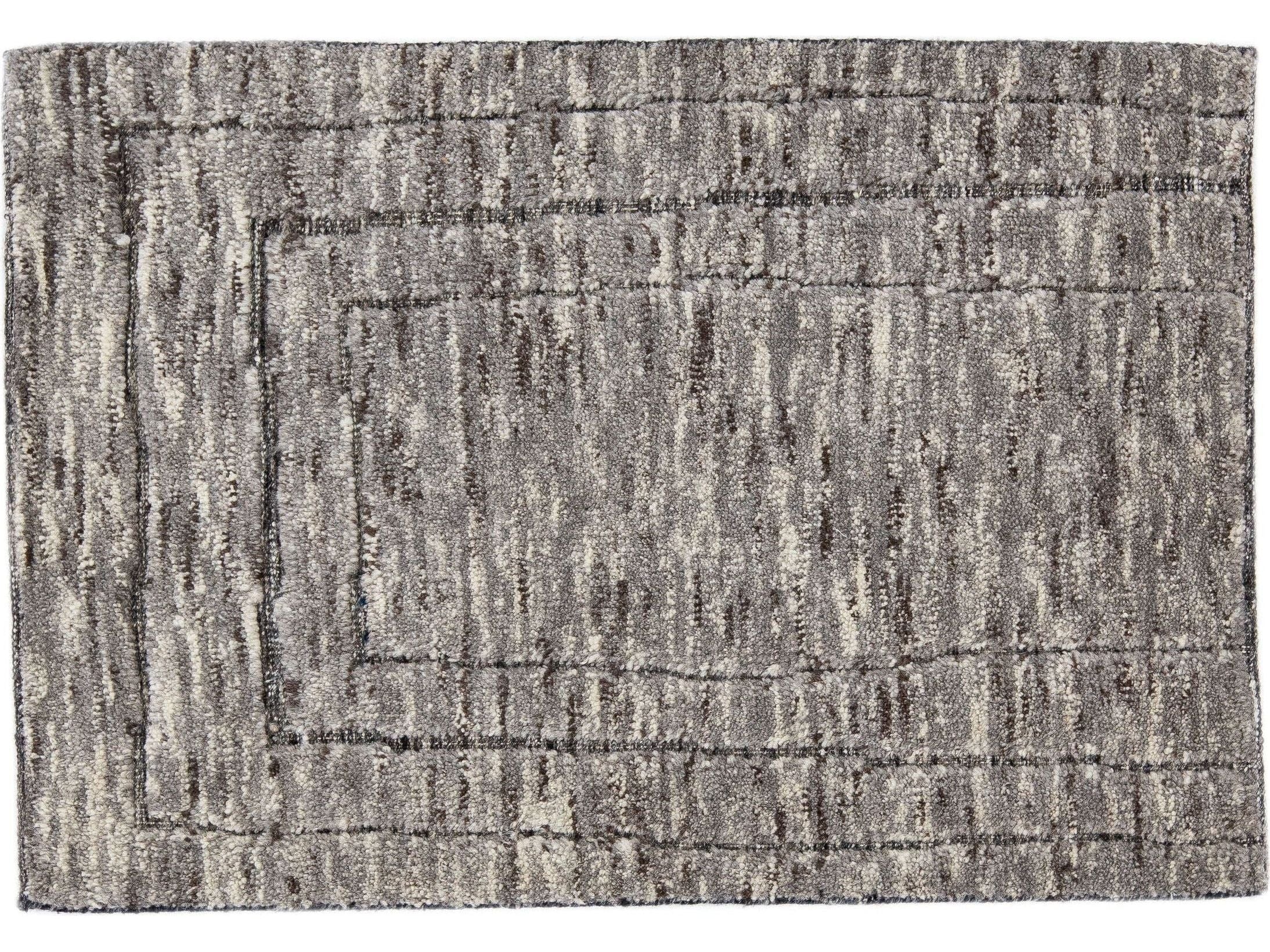 Modern Moroccan Style Custom Wool Rug