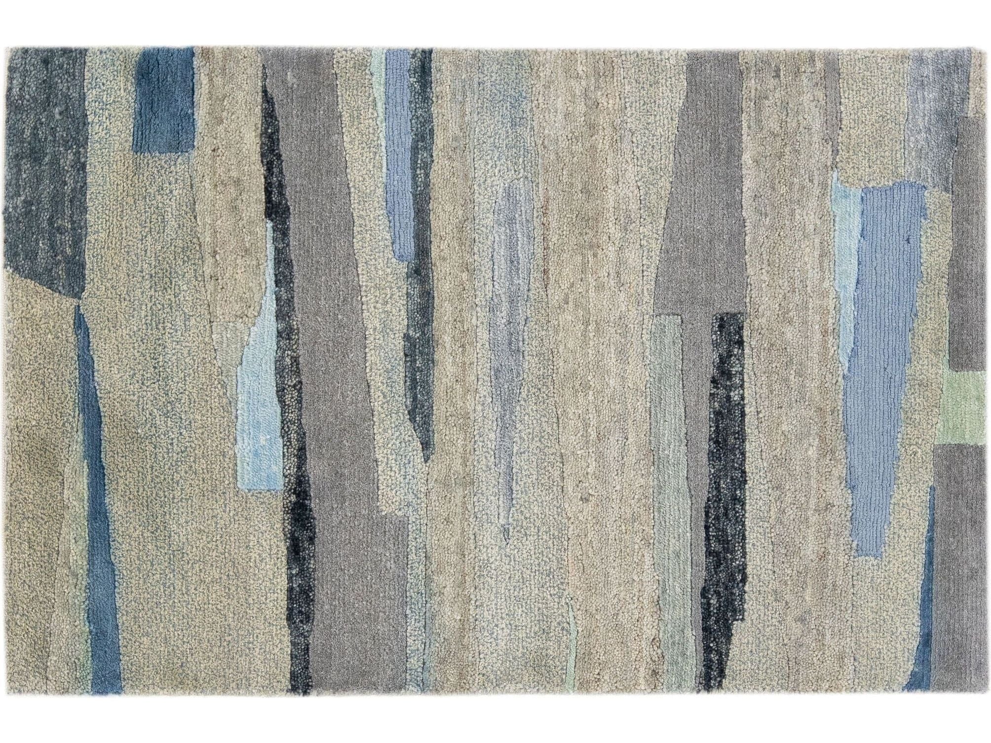 Modern Abstract Custom Wool Rug
