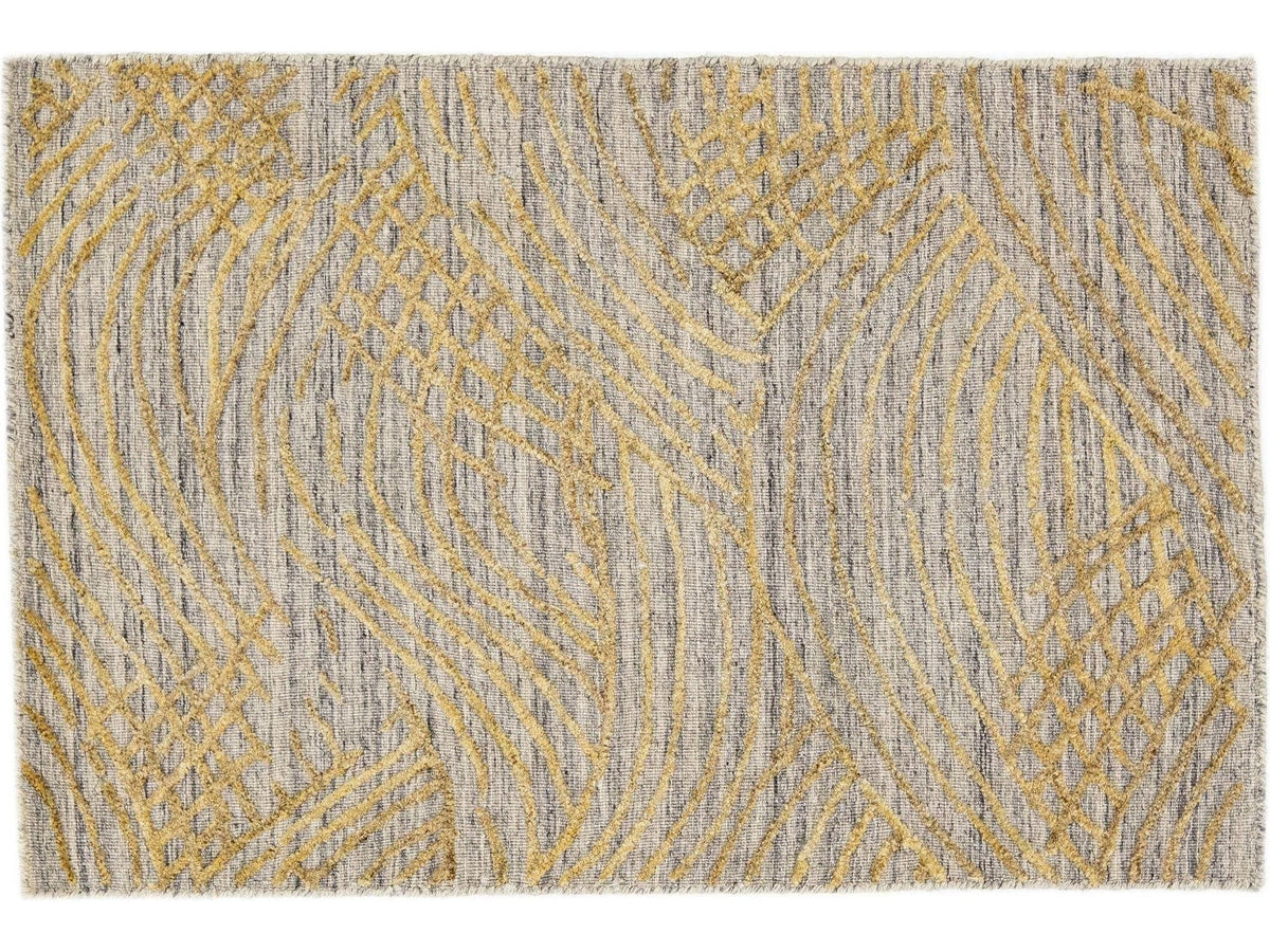 Modern Kilim Viscose Custom Rug