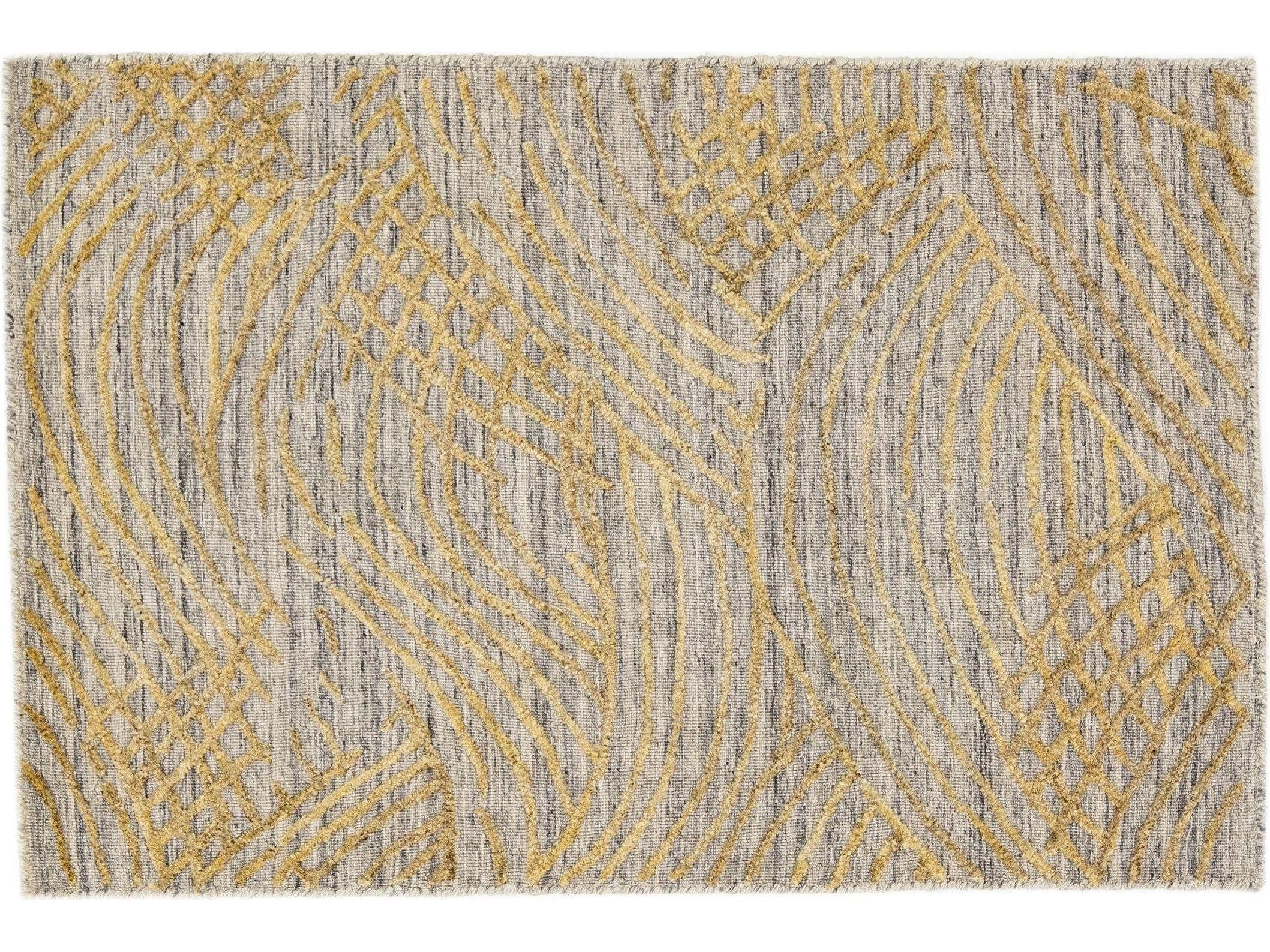 Modern Kilim Style Custom Wool Rug