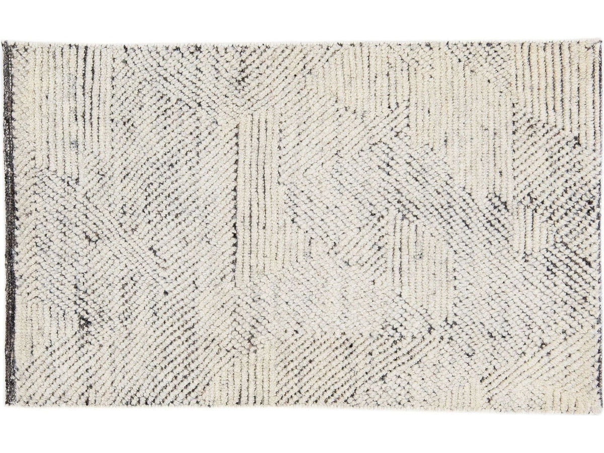 Modern Moroccan Wool Custom Rug