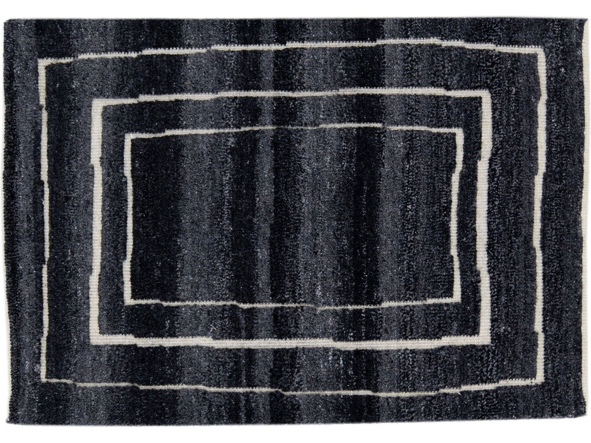 Modern Moroccan Wool Custom Rug