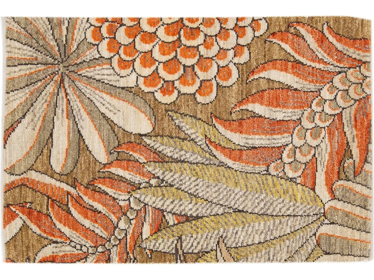 Modern Wool and Silk Custom Rug