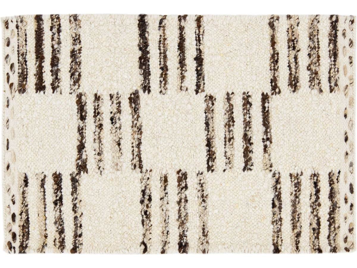 Modern Moroccan Wool Custom Rug