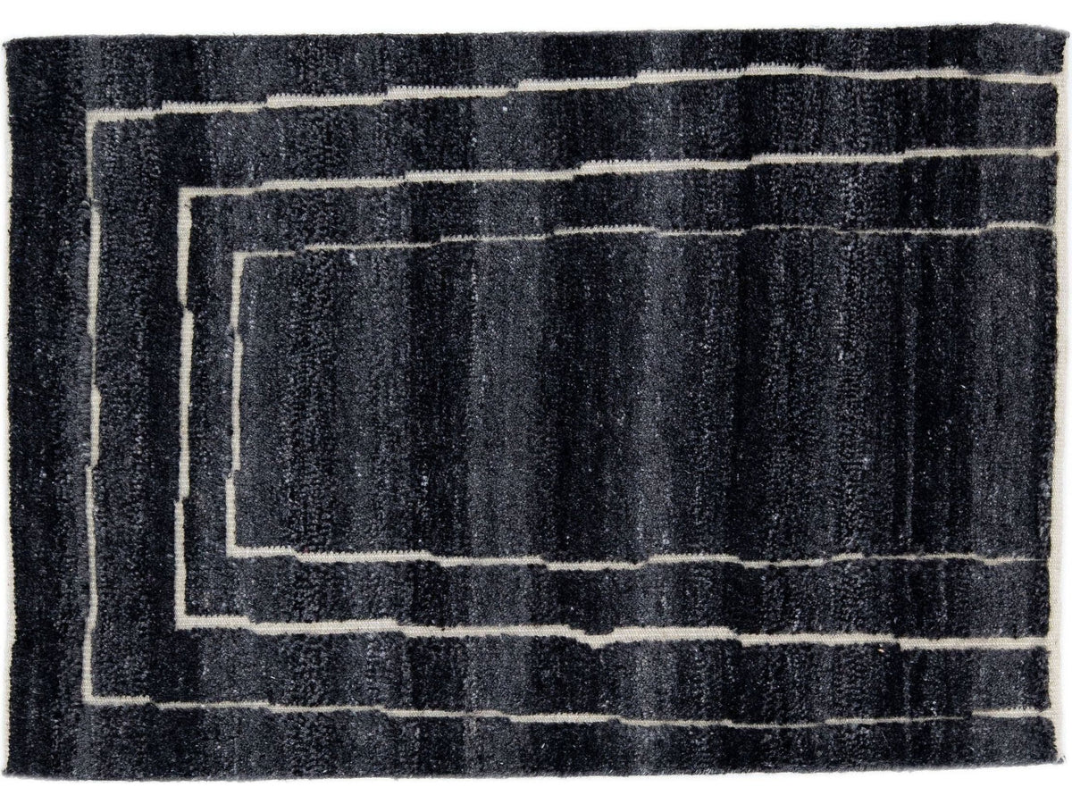 Modern Moroccan Wool Custom Rug