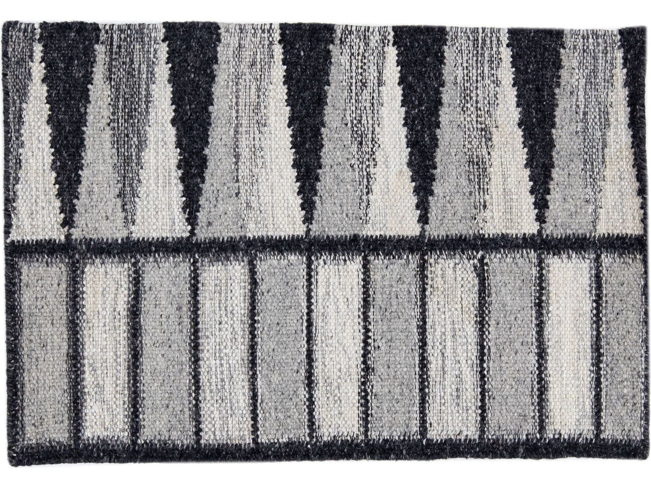 Modern Swedish Style Custom Wool Rug