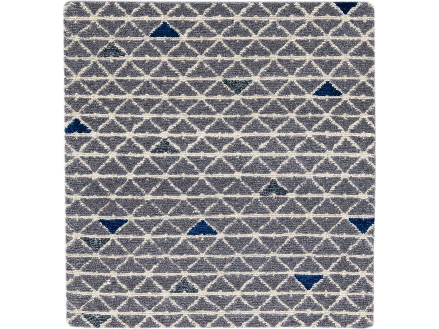Modern Geometric Custom Wool Rug