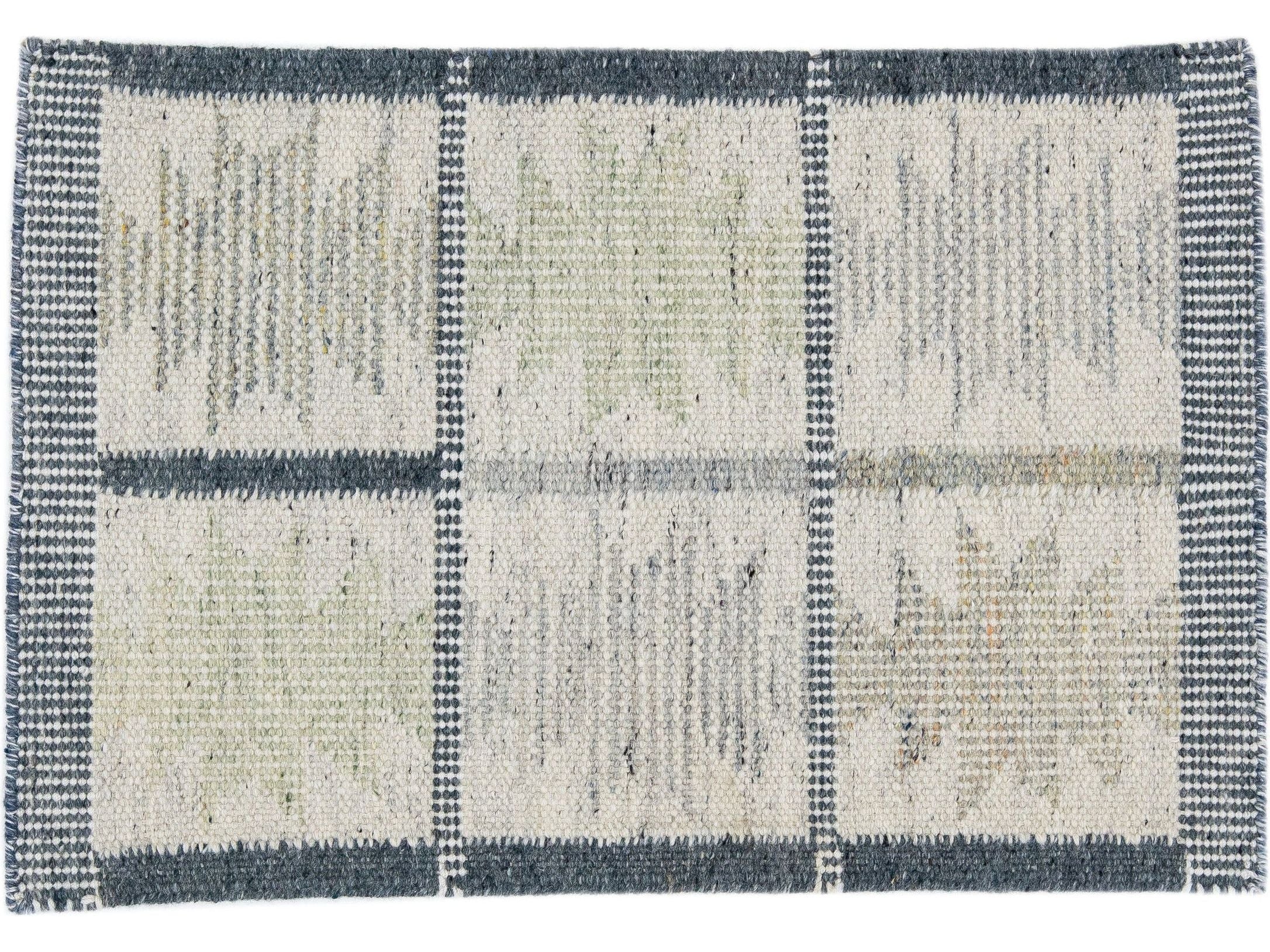 Modern Swedish Style Custom Wool Rug