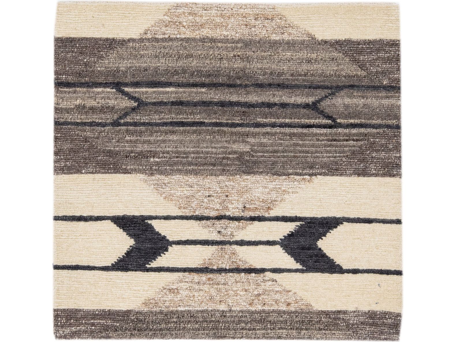 Modern Geometric Custom Wool Rug