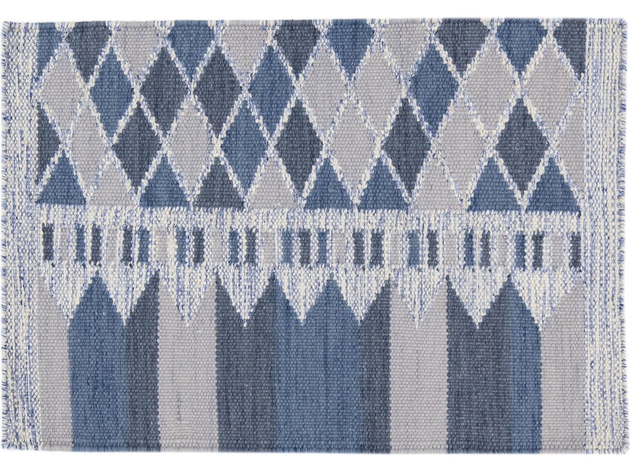 Modern Swedish Style Custom Wool Rug