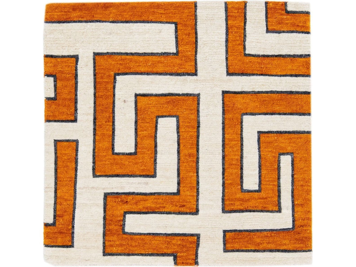 Modern Tibetan Wool Custom Rug