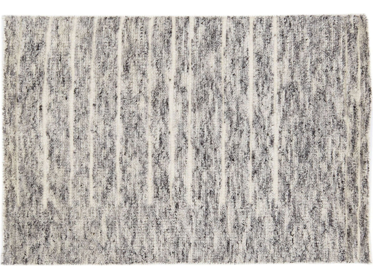 Modern Moroccan Wool Custom Rug