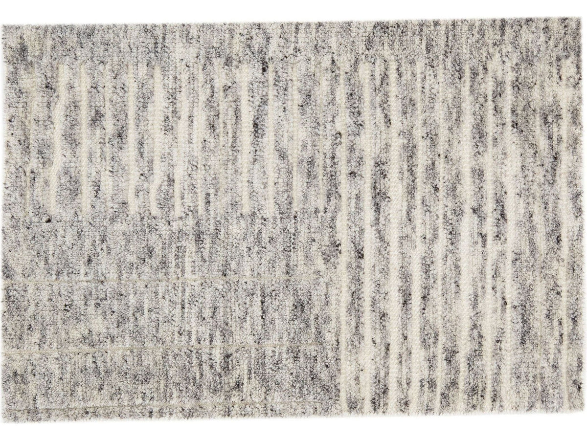 Modern Moroccan Wool Custom Rug
