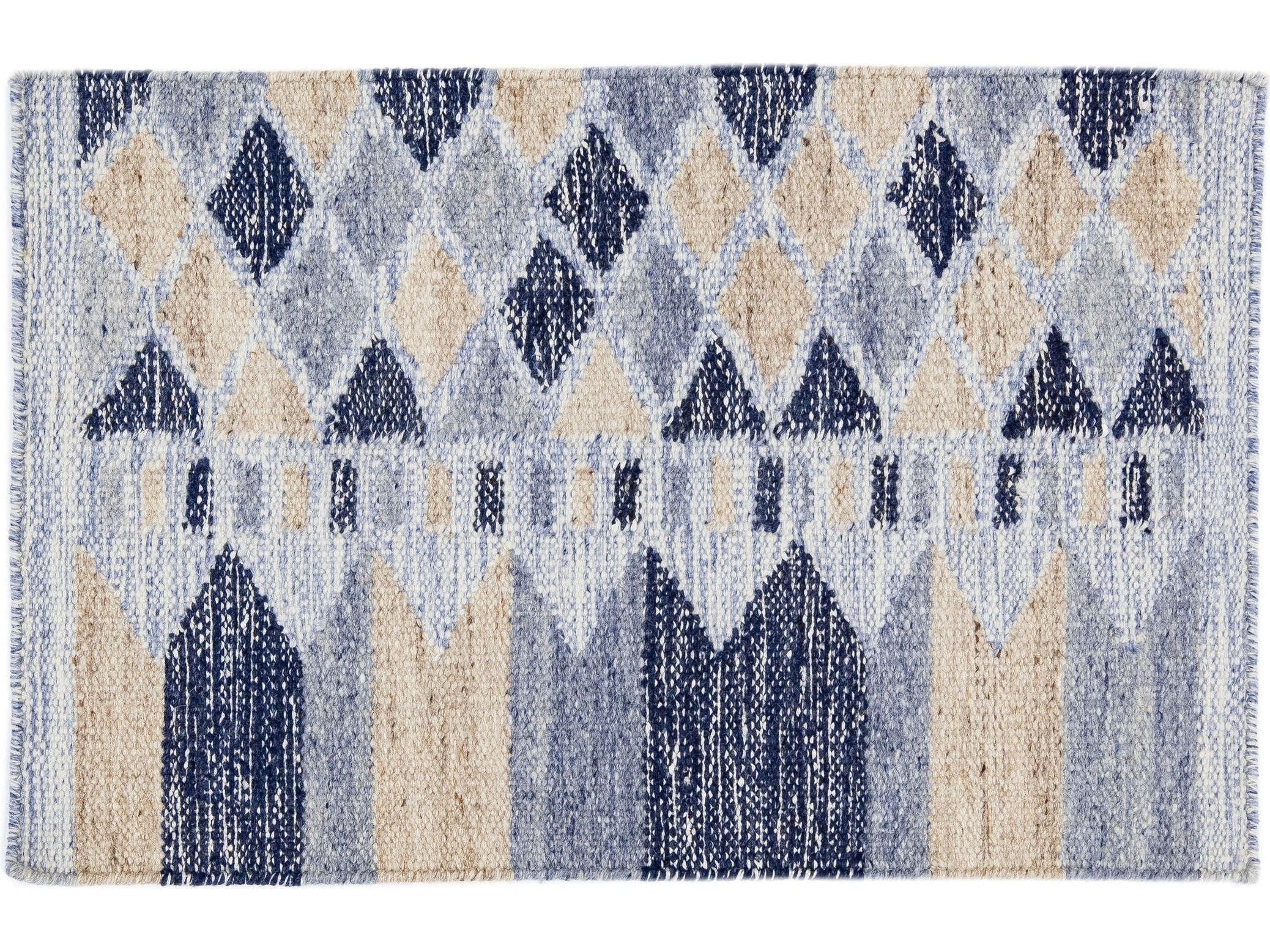 Modern Swedish Style Custom Wool Rug