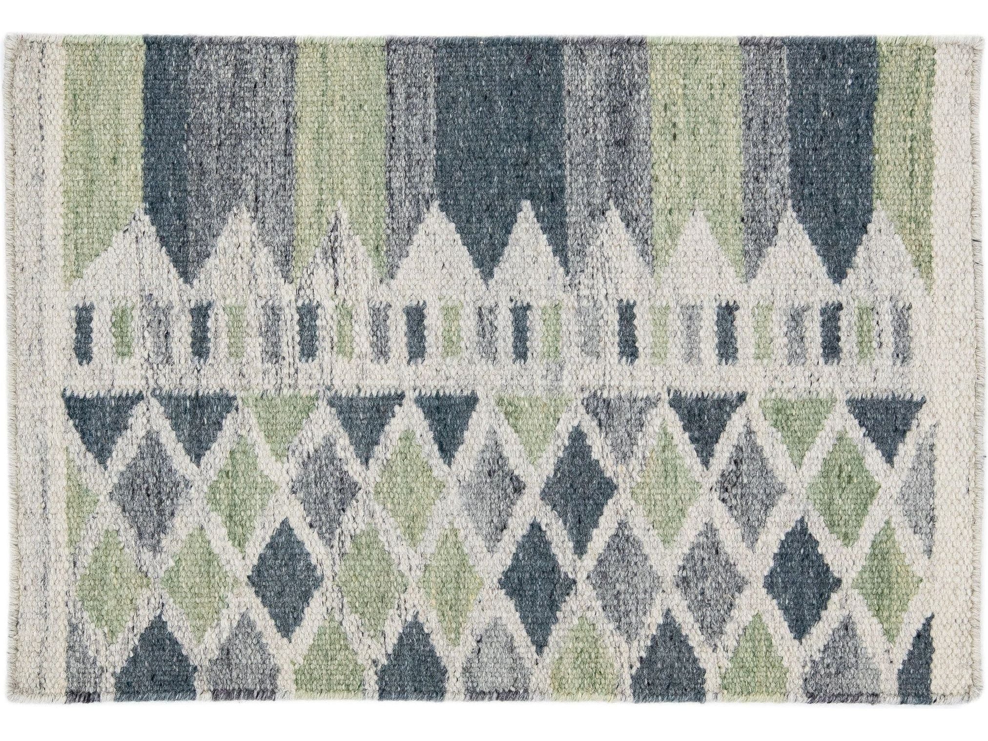Modern Swedish Style Custom Wool Rug