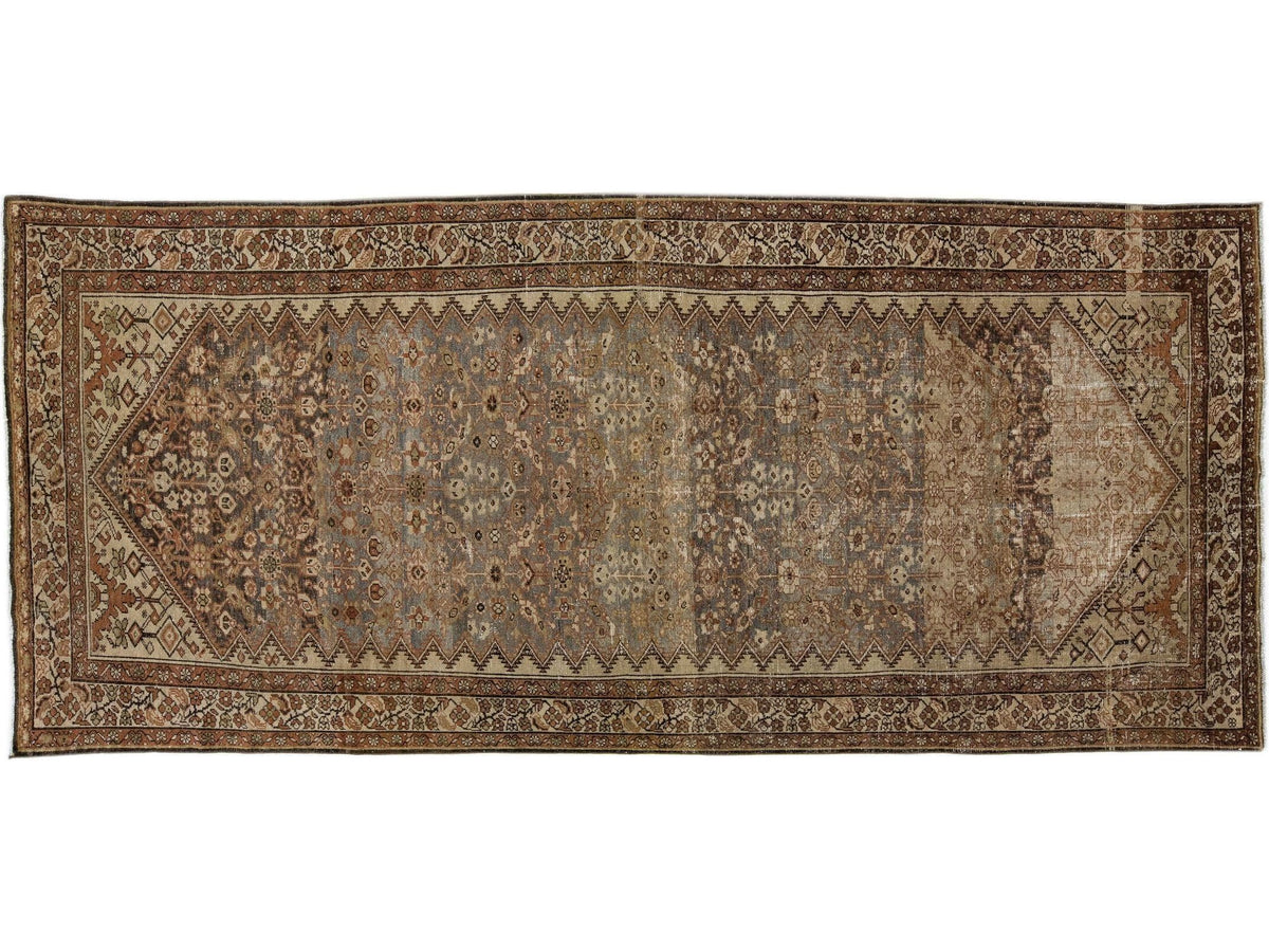 Antique Malayer Wool Rug 6 X 14