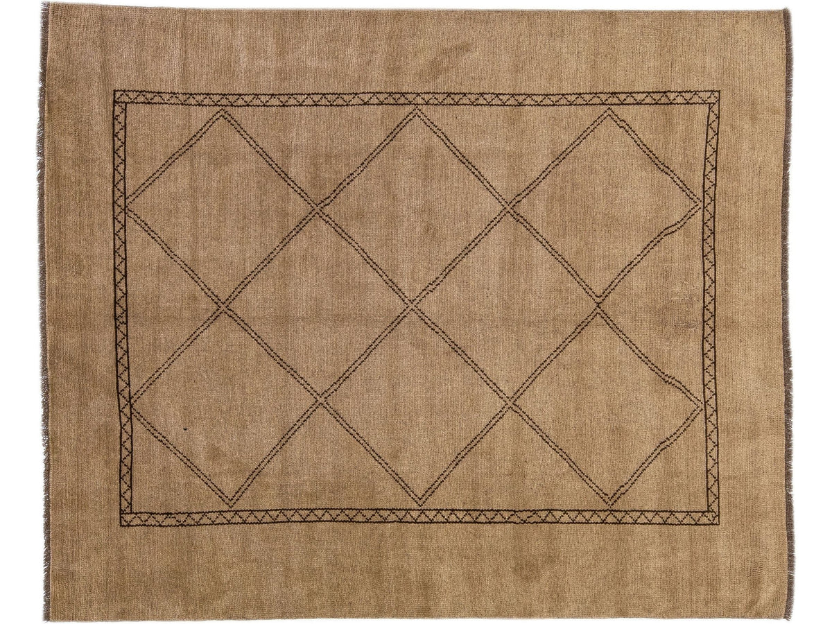 Vintage Moroccan Wool Rug 7 X 8