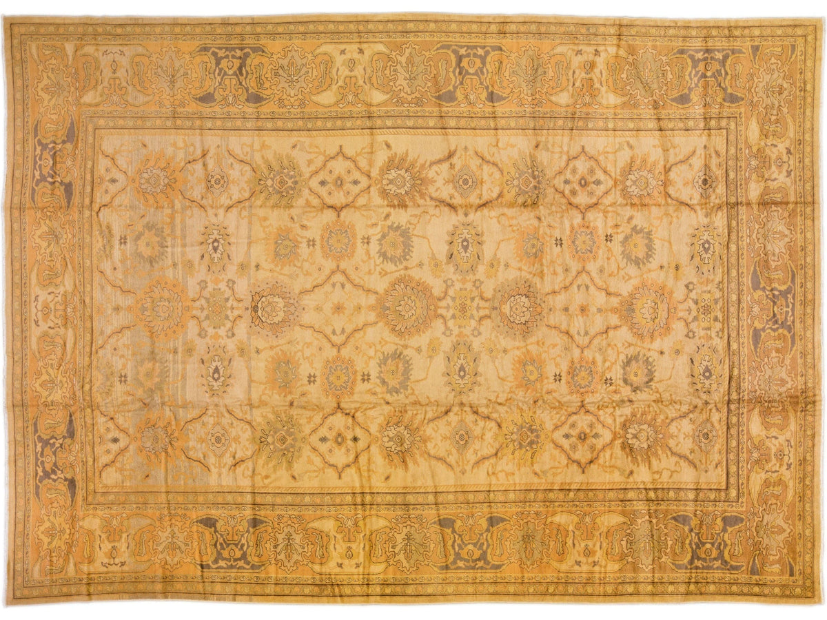 Modern Sultanabad Wool Rug 15 X 20