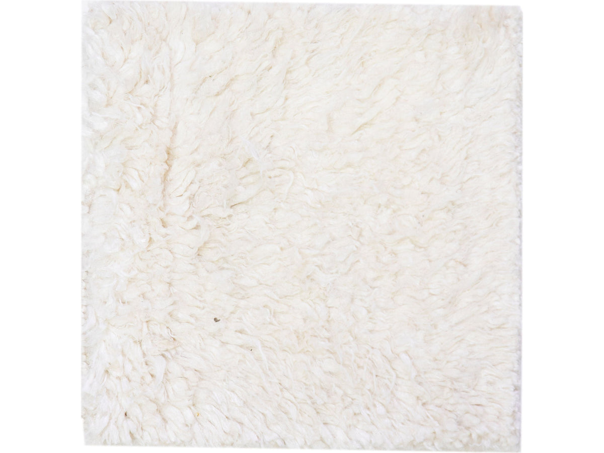 Modern Moroccan Tussar Silk Custom Rug