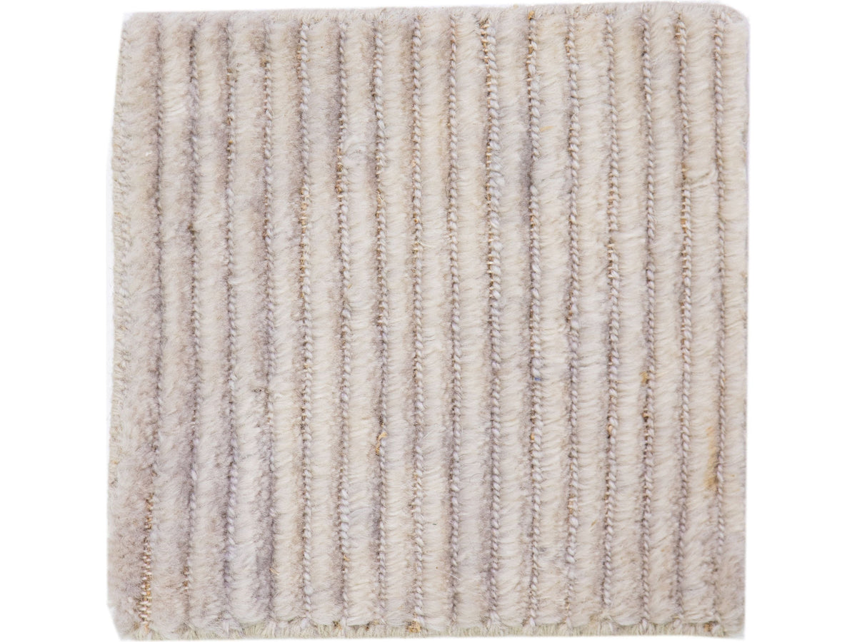 Modern Moroccan Mohair Wool Custom Rug