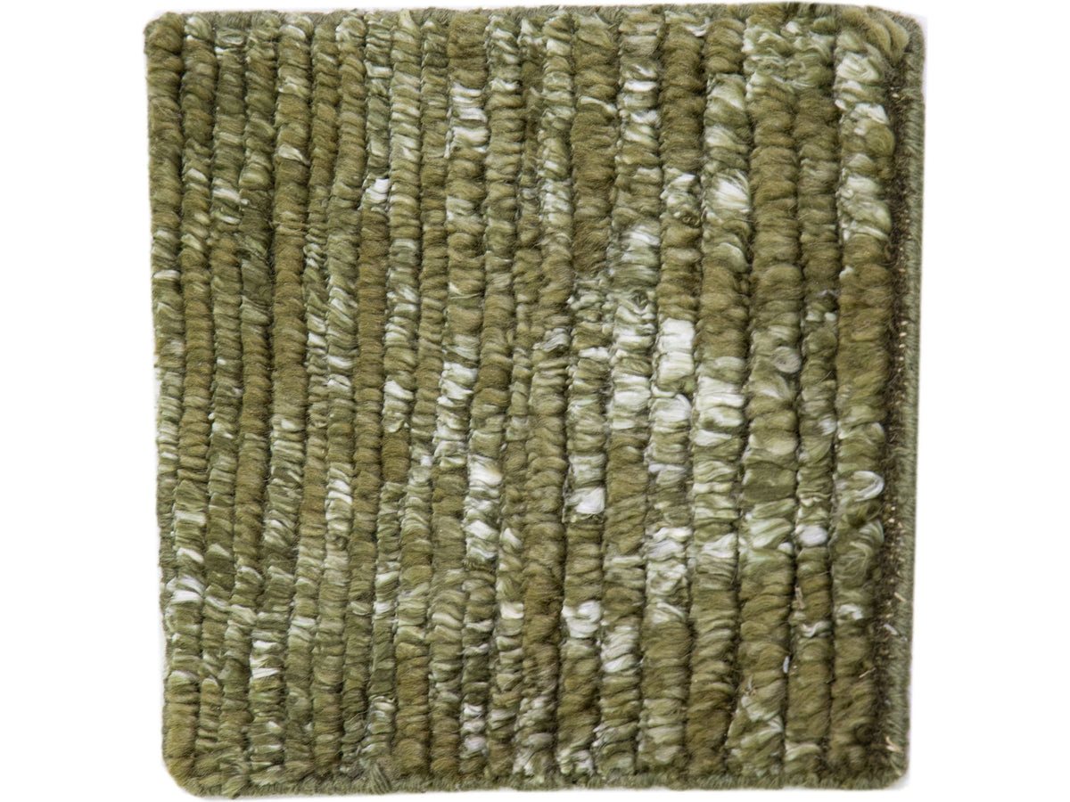 Modern Moroccan Mohair and Silk Blend Custom Rug
