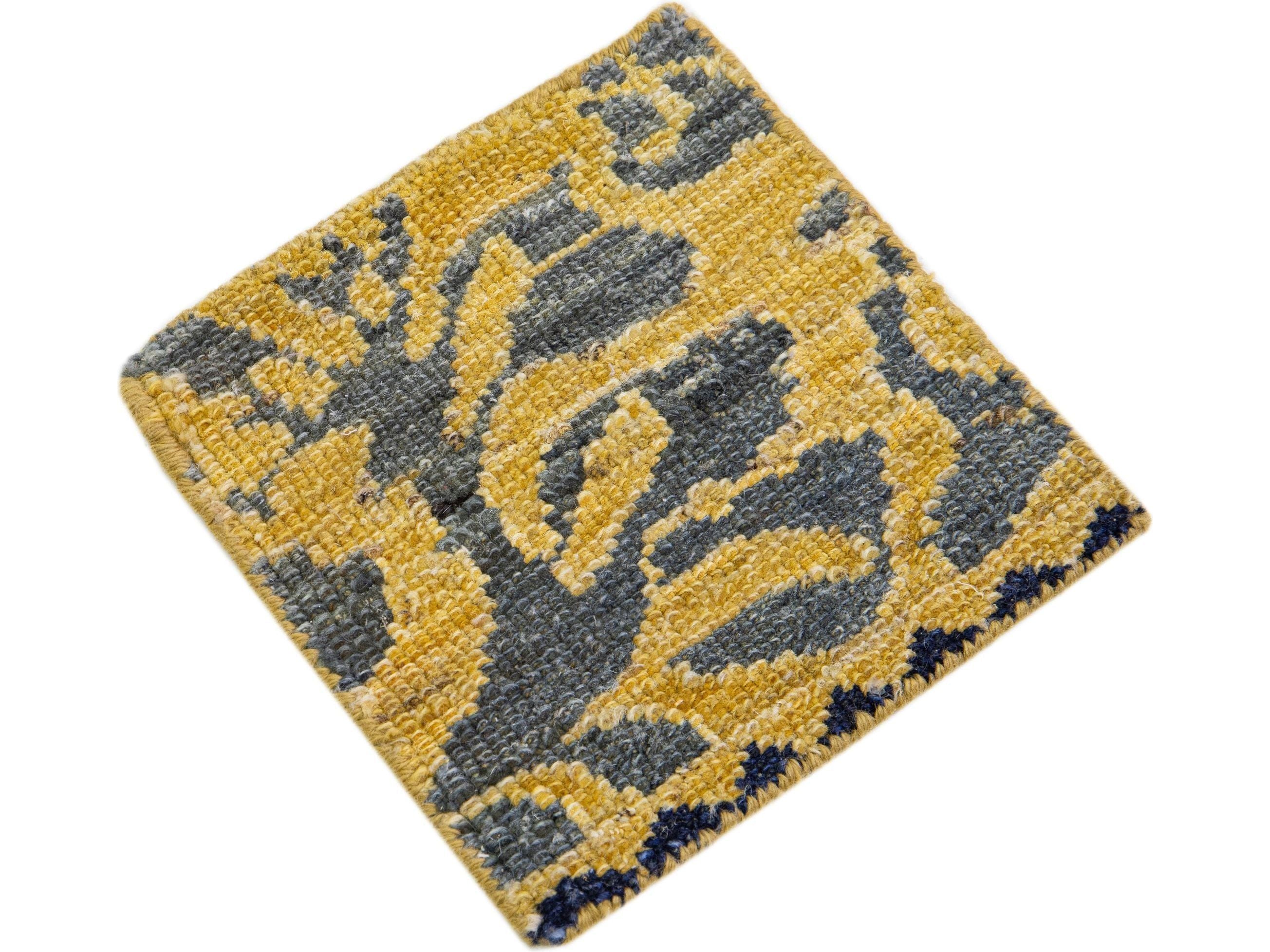 Modern Floral Style Custom Rug
