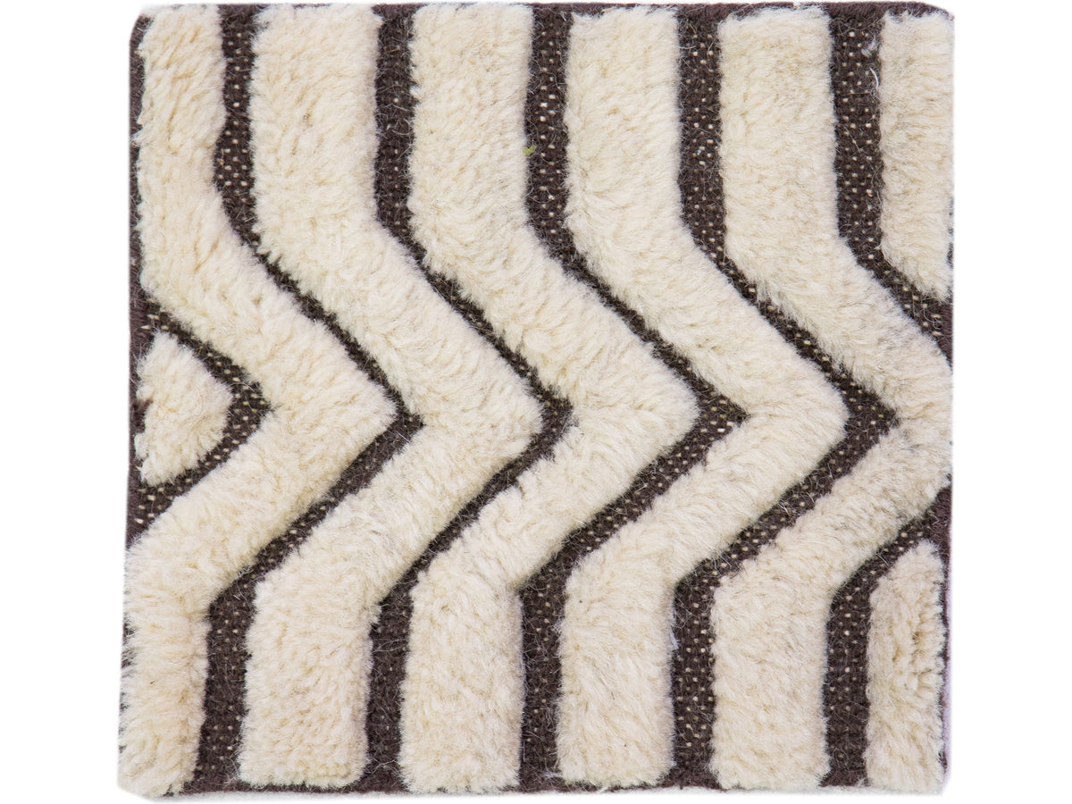 Modern Moroccan Wool Custom Rug