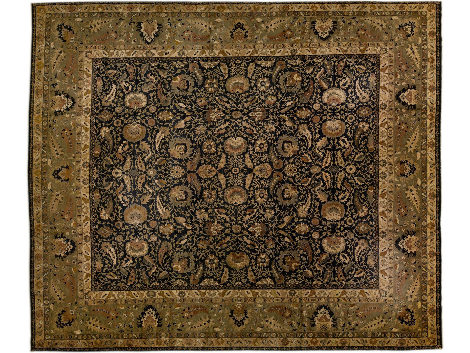 Modern Sultanabad Wool Rug 20 X 24