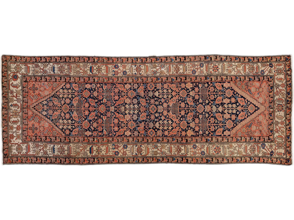 Antique Malayer Wool Runner 5 X 13