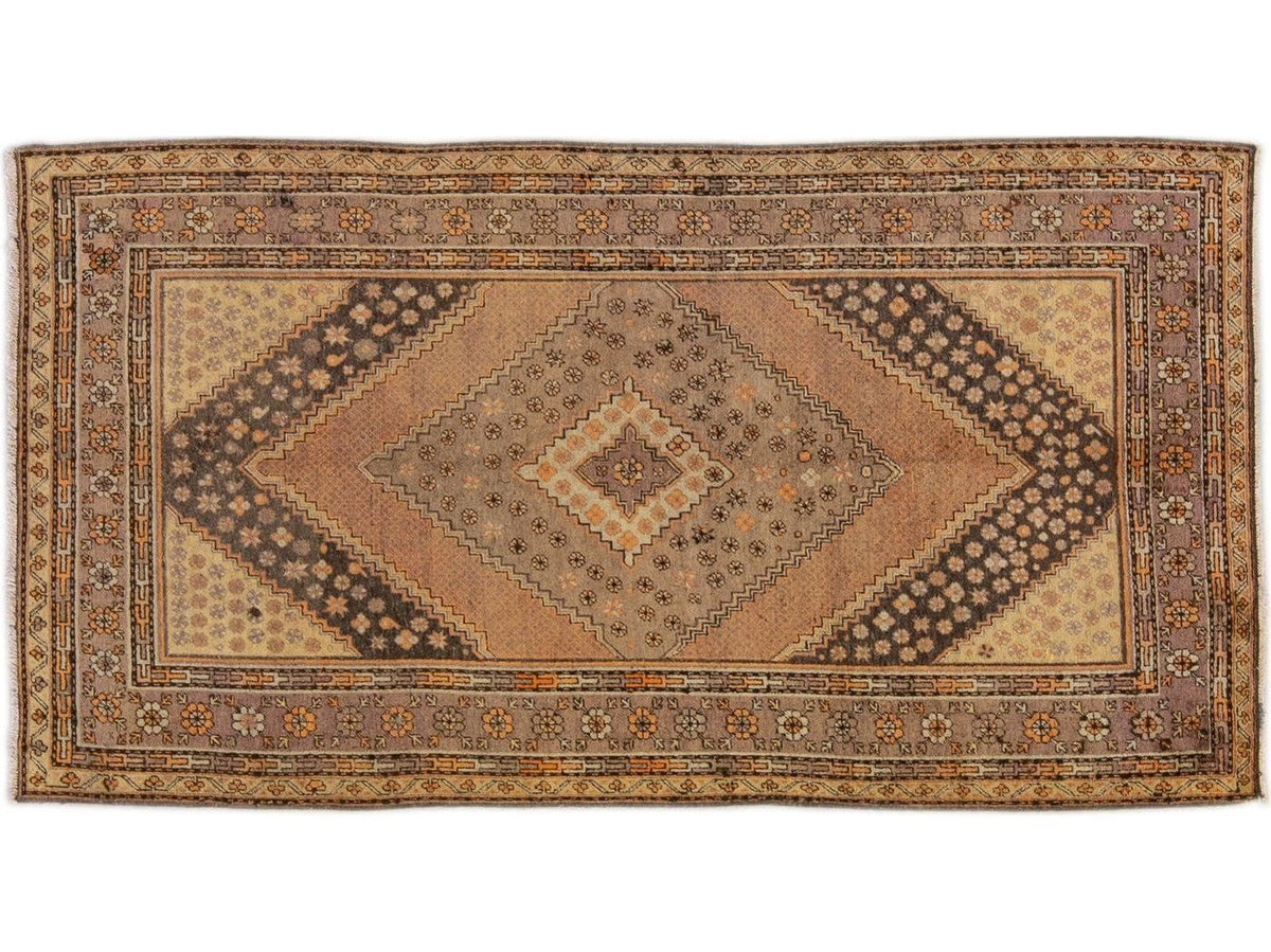 Vintage Khotan Wool Rug 6 X 11