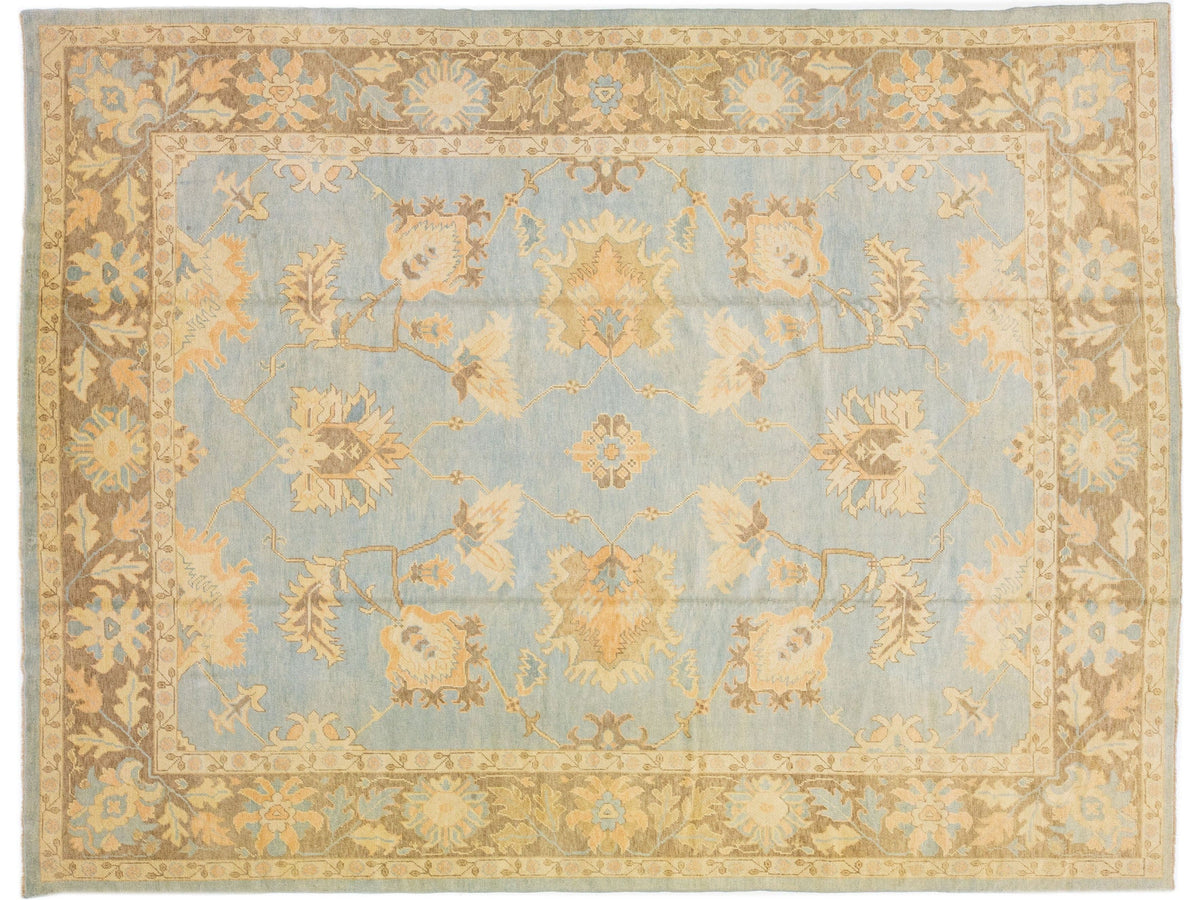 Modern Turkish Wool Rug 12 X 15