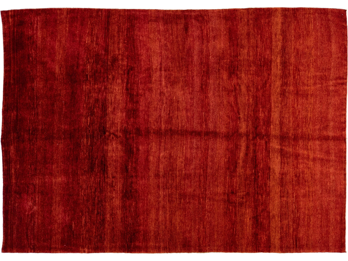Modern Gabbeh Wool Rug 7 X 10