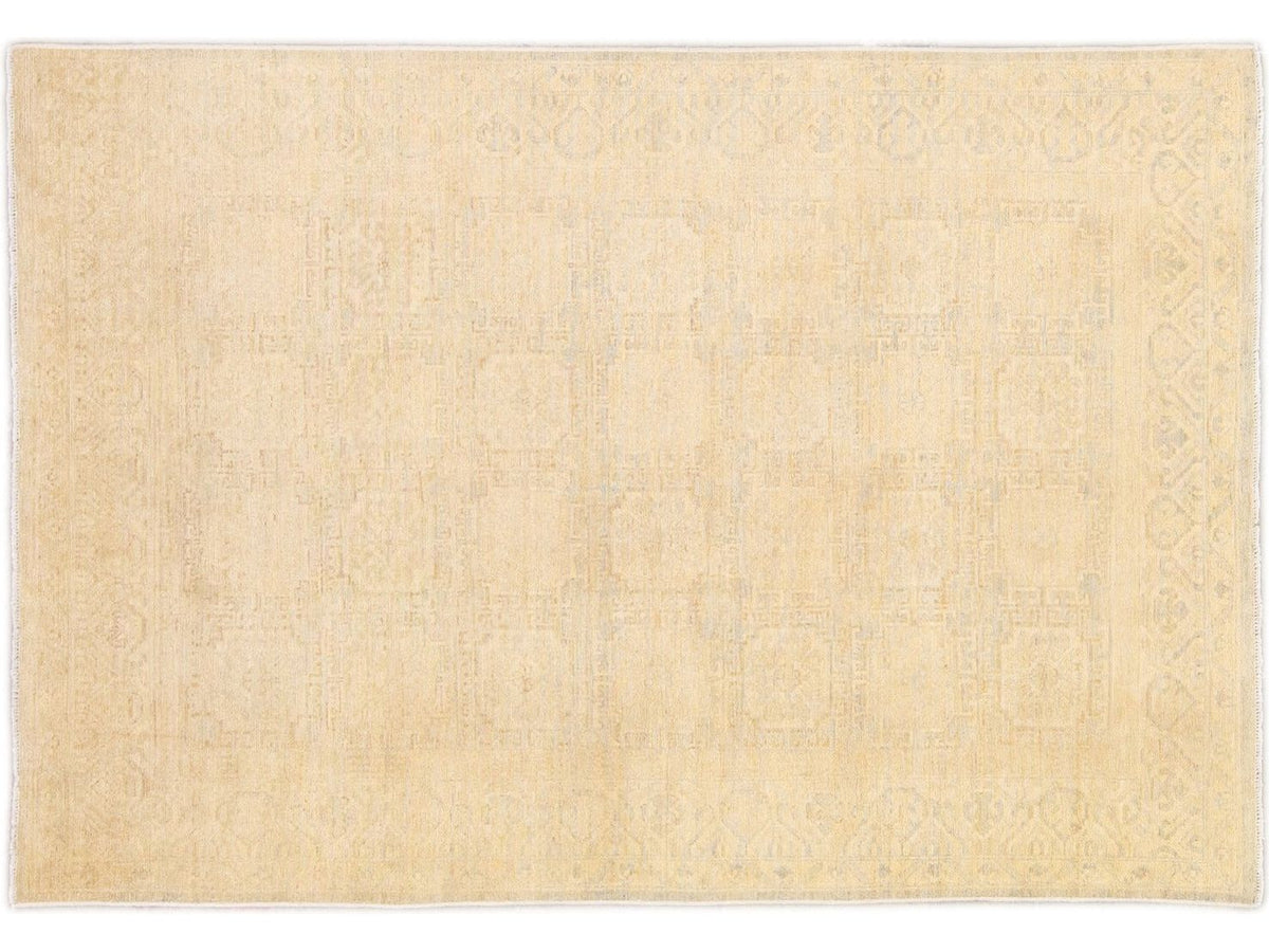 Modern Khotan Wool Rug 6 X 9