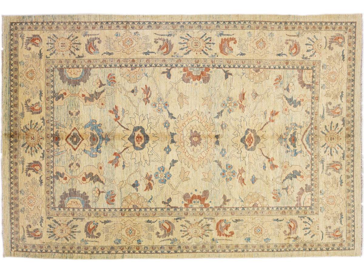 Modern Sultanabad Wool Rug 10 X 15