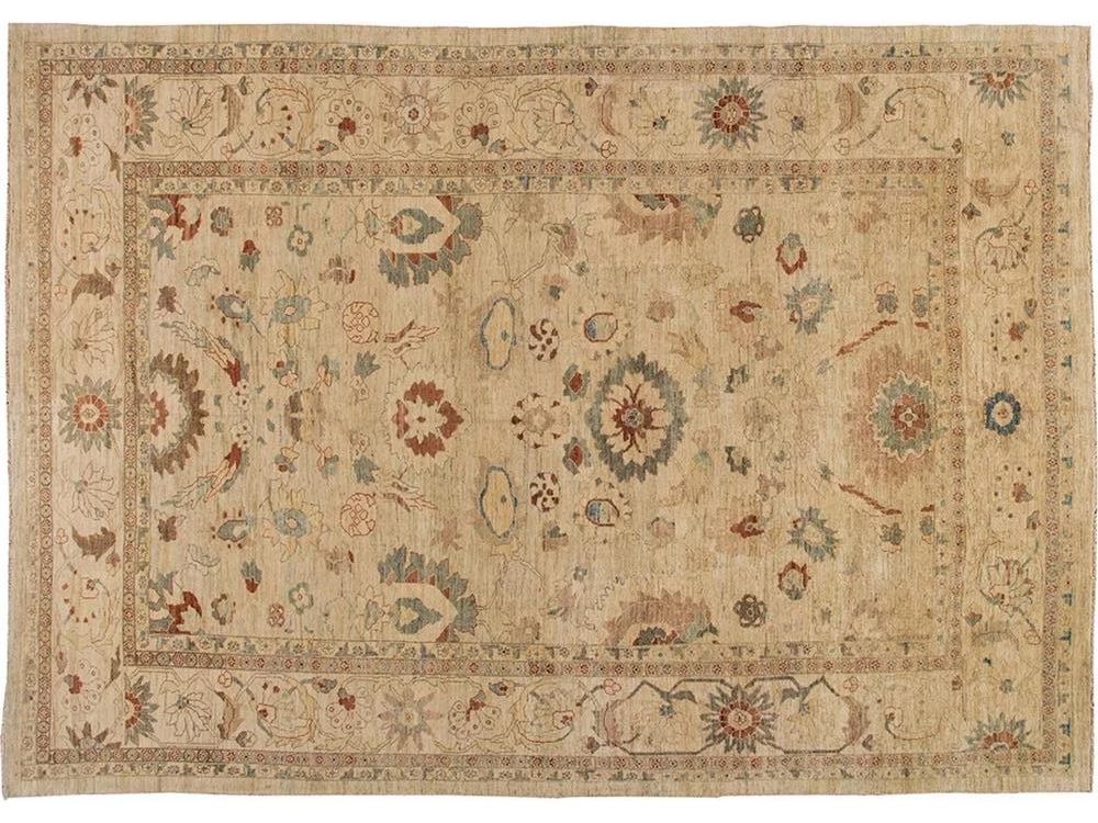 Contemporary Sultanabad Wool Rug 12 X 17