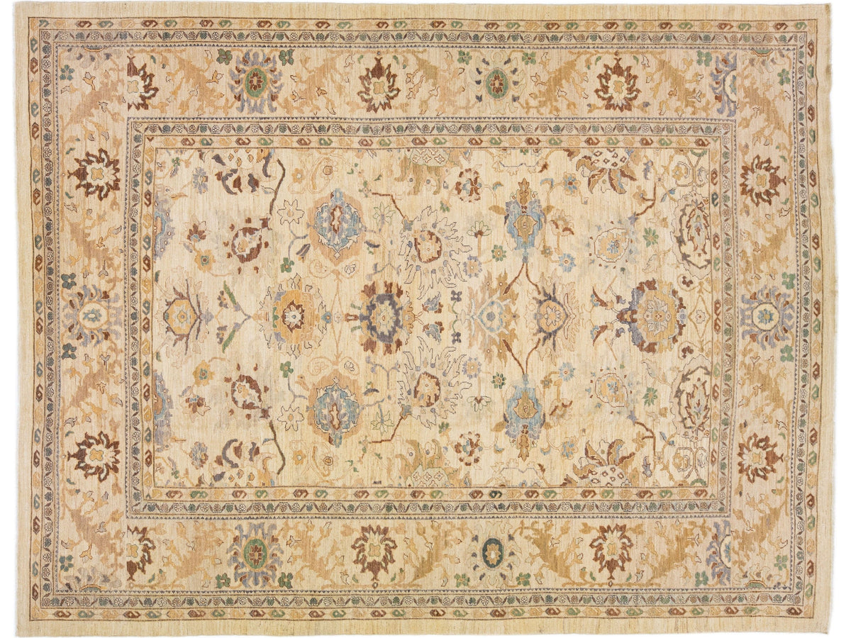 Modern Sultanabad Oversize Wool Rug 12 X 16