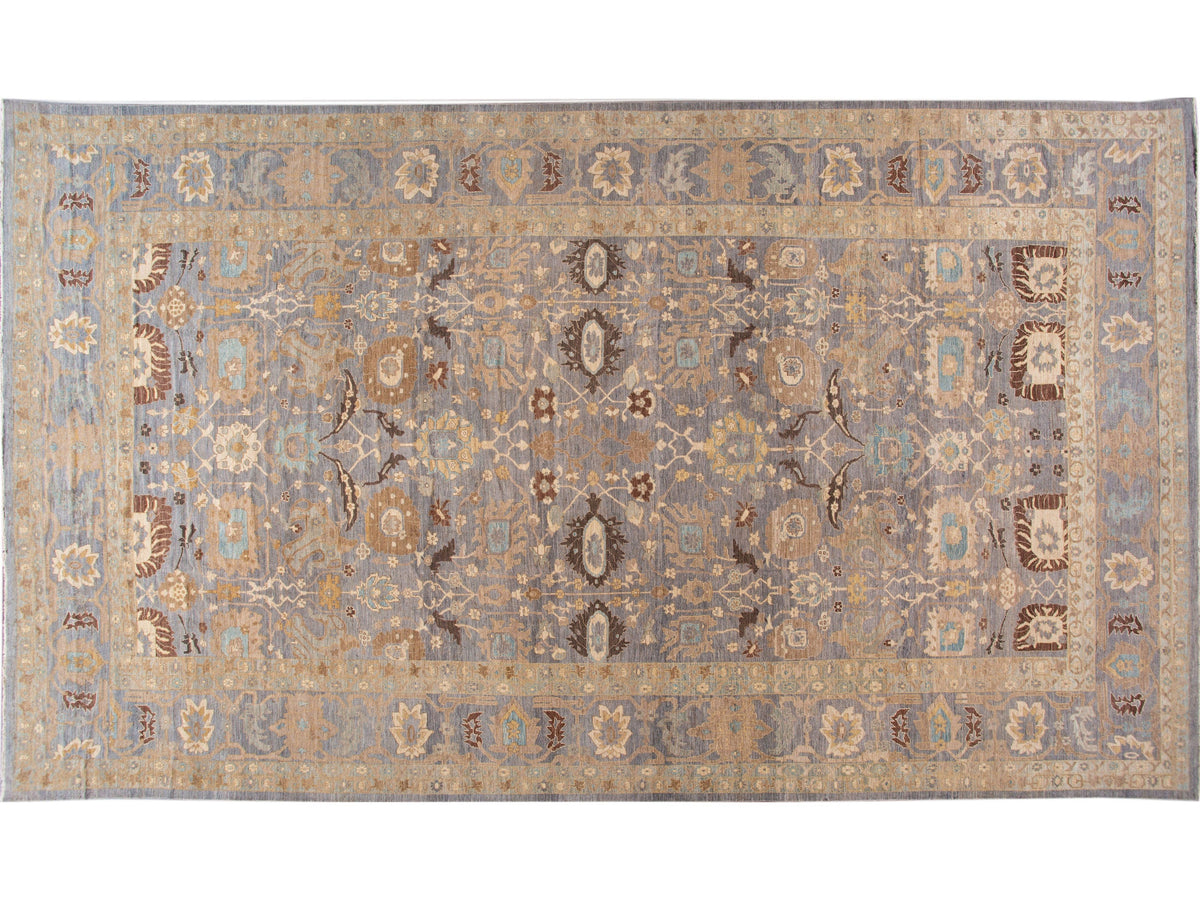 Modern Sultanabad Wool Rug 15 X 25