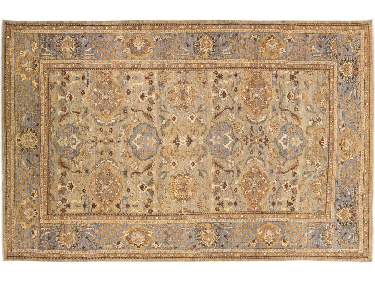 Modern Sultanabad Wool Rug 13 X 21