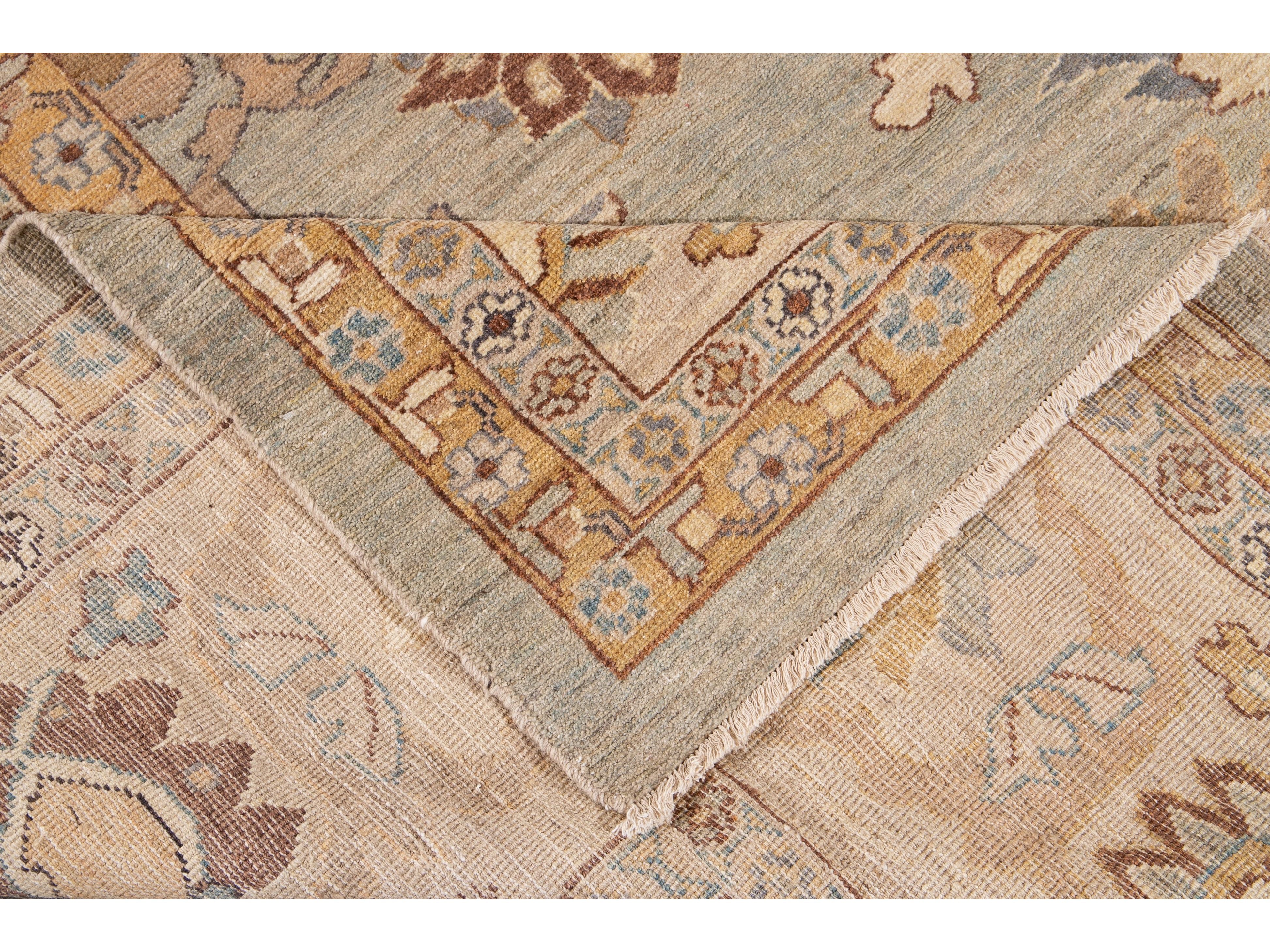 21st Century Modern Sultanabad Oversize Handmade Wool Rug
