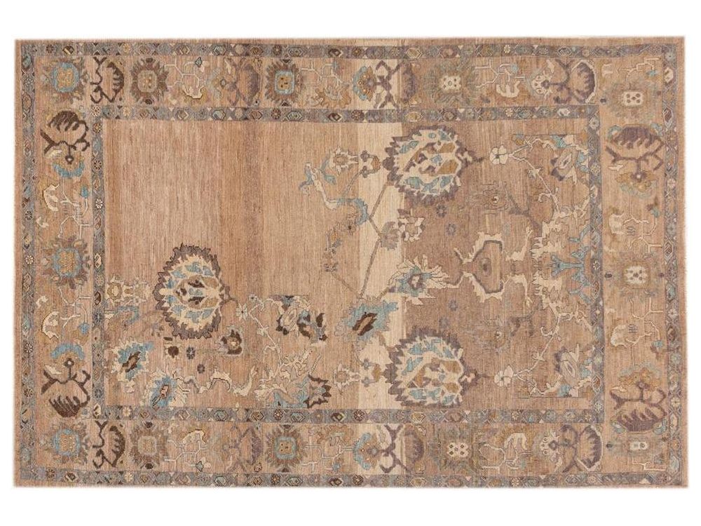 Contemporary Sultanabad Wool Rug 7 X 10